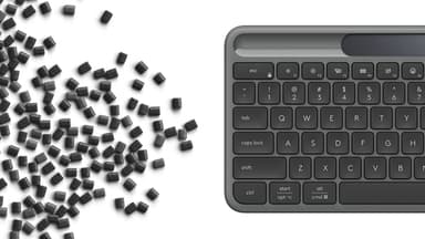 Logitech Signature Slim Solar+ K980 keyboard Universal RF Wireless + Bluetooth QWERTY UK English Graphite view 7