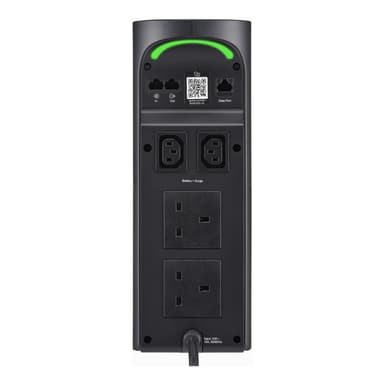 APC Back-UPS Pro for Gaming, 2200VA/1320W, Tower, 230V, 2x UK and 2x IEC C13 outlets, RGB Lights, Pure Sine Wave, Midnight (Black) view 2
