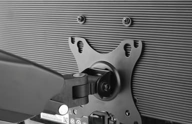 Manhattan Desk Mount for TV & Monitors (Full Motion Spring), For screens 13" to 27", C-Clamp or Grommet Assembly, VESA compatibility: 75x75mm and 100x100mm - check the dimensions of the four mounting holes on back of screen to ensure it fits, Max 9kg, Black,Bracket view 7