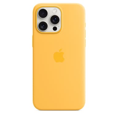 Apple iPhone 15 Pro Max Silicone Case with MagSafe - Sunshine view 3