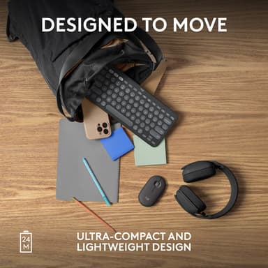Logitech 910-007015 mouse Travel Ambidextrous RF Wireless + Bluetooth Optical 4000 DPI view 16