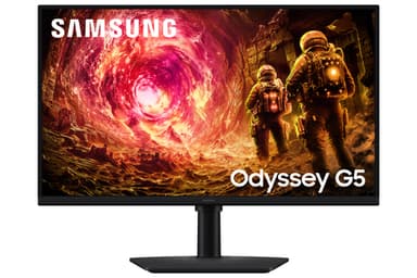 Samsung 32 ODYSSEY G5 G50F QHD 180HZ computer monitor view 1