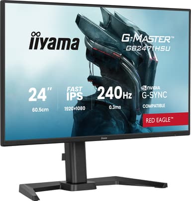 iiyama G-MASTER GB2471HSU-B1 computer monitor 60.5 cm (23.8") 1920 x 1080 pixels Full HD Black view 4
