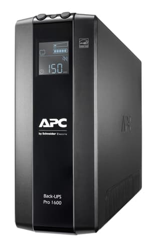 APC Back-UPS Pro, 1600VA/960W, Tower, 230V, 8x IEC C13 outlets, AVR, LCD, User Replaceable Battery view 1