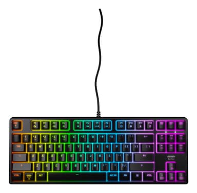 CHERRY K4V2 RGB, Tenkeyless mechanical gaming keyboard, US view 1
