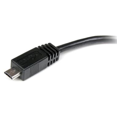 StarTech.com 6in Micro USB to Mini USB Adapter Cable M/F view 2