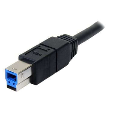 StarTech.com 3m Black SuperSpeed USB 3.0 Cable A to B - M/M view 2