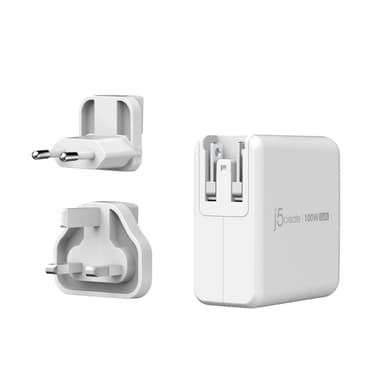 j5create JUP53100 100W GaN USB-C® 5-Port Charger view 9