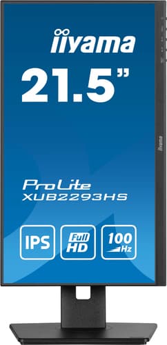 iiyama ProLite XUB2293HS-B6 computer monitor 54.6 cm (21.5") 1920 x 1080 pixels Full HD LED Black view 3