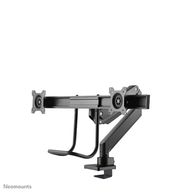 Neomounts NM-D775DXBLACK Monitor arm 10-32" - gas spring - Topfix - 180°-stop view 5
