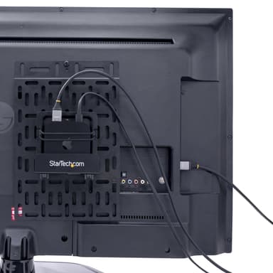 StarTech.com Universal TV Accessory Mount - Adjustable TV & Wall Mount Bracket - Media Players/Router/Modem/AV Switches & Extenders/Apple TV - Hidden Cable Box Mount Behind TV - 11lb (5kg) view 3