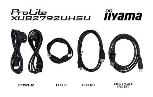 iiyama ProLite XUB2792UHSU-B6 computer monitor 68.6 cm (27") 3840 x 2160 pixels 4K Ultra HD LED Black