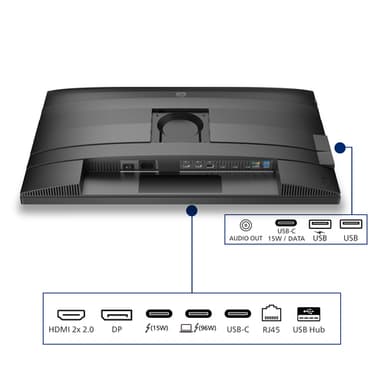 Philips 6000 series 27B2U6903/00 computer monitor 68.6 cm (27") 3840 x 2160 pixels 4K Ultra HD LED Anthracite view 6