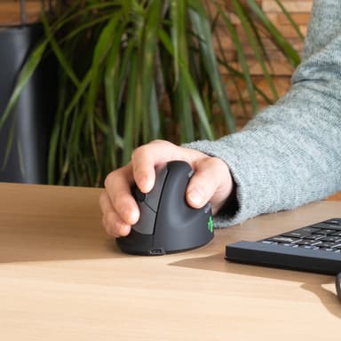 R-Go Tools Ergonomic mouse R-Go HE Break with break software, small (hand size ˂165 mm), right-handed, Wired, black view 5