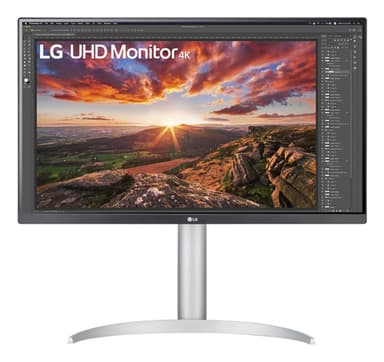 LG 27UP850K-W computer monitor 68.6 cm (27") 3840 x 2160 pixels 4K Ultra HD LED Silver, White view 1