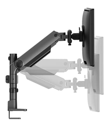 Neomounts DS65S-950BL2 Monitor arm 24-34" - gas spring - Topfix - multi-adjustable - 180°-stop view 9