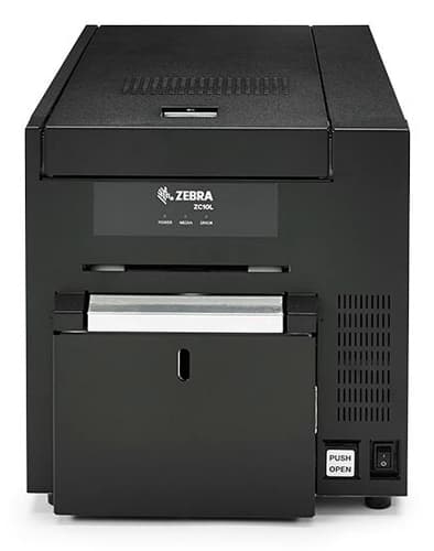 Zebra ZC10L plastic card printer Dye-sublimation/Thermal transfer Colour 300 x 300 DPI
