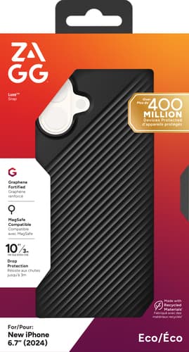 ZAGG Cases Luxe Snap Apple iPhone 16 Plus Black view 5