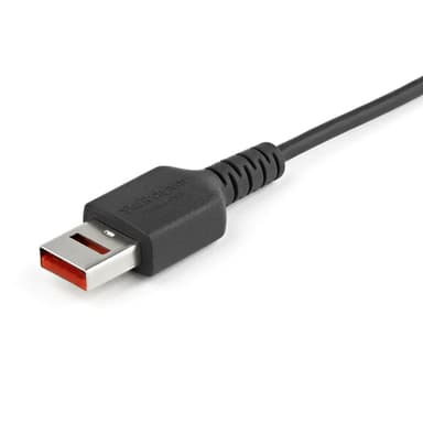 StarTech.com 3ft (1m) Secure Charging Cable – USB-A to Micro USB Data Blocker Charge-Only Cable – Power-Only Charger Cable for Phone/Tablet – Data Blocking USB Protector Adapter Cable view 2