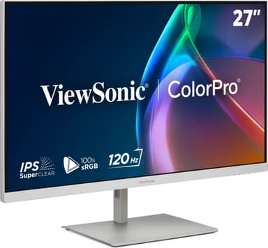 Viewsonic VP Series VP2766-2K-W computer monitor 68.6 cm (27") 2560 x 1440 pixels Quad HD LED White, Silver view 3