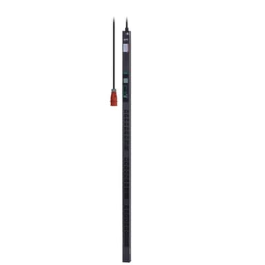 APC Easy Rack PDU, Switched, 0U, 3 Phase, 11kW, 230V, 16A, 21 C13 and 6 C19 outlets, IEC60309 3P + N + PE inlet view 2