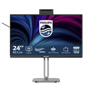 Philips 4000 series 24B2U4301H/00 computer monitor 60.5 cm (23.8") 1920 x 1080 pixels Full HD LCD Grey view 1