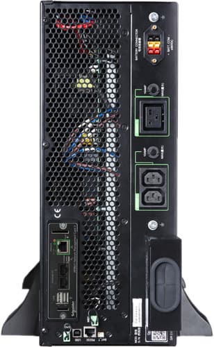 APC Smart-UPS On-Line, 5kVA/5kW, Rack/Tower, 230V, 2x IEC C13+1x IEC C19+Hard wire 3-wire (H+N+E) outlets, Network Card, W/O rail kit view 3