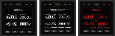 APC Smart-UPS On-Line, 10kVA/10kW, Rack/Tower, 230V, 2x IEC C13+1x IEC C19+Hard wire 3-wire (H+N+E) outlets, Network Card, W/O rail kit view 6