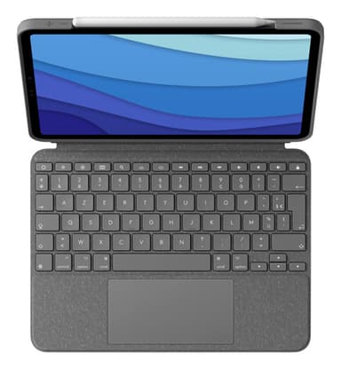 Logitech Combo Touch AZERTY French Smart Connector Gray view 1