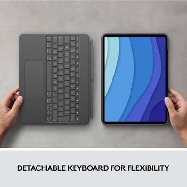 Logitech Combo Touch AZERTY French Smart Connector Gray view 8