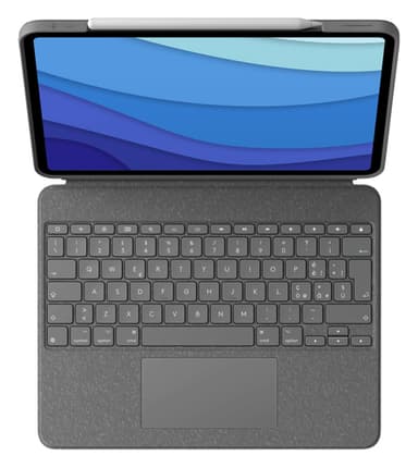 Logitech Combo Touch QWERTY Italian Smart Connector Gray view 1