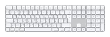 Apple Magic keyboard Universal USB + Bluetooth QWERTY Ukrainian White view 1