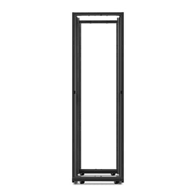 APC NetShelter AV, Server Rack Enclosure, 42U, 10-32 Threaded Rails, without Sides, Roofs, Doors, Black, 1991H x 600W x 806D mm view 5