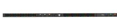 Vertiv DUS5MGB1-24CF17-2S02A9K00-S-A power distribution unit (PDU) 24 AC outlet(s) Black view 1