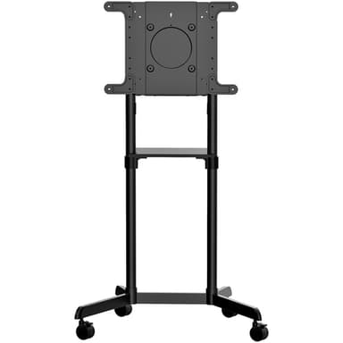 StarTech.com Mobile TV Cart - Portable Rolling TV Stand for 37-70" VESA Display (154lb/70kg) - TV Stand w/Shelf & Storage Compartment - Rotate/Tilt Display - Universal TV Mount on Wheels view 1