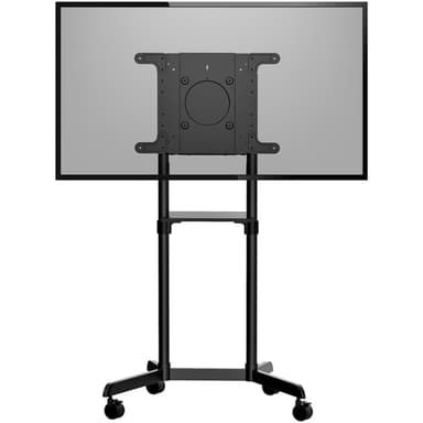 StarTech.com Mobile TV Cart - Portable Rolling TV Stand for 37-70" VESA Display (154lb/70kg) - TV Stand w/Shelf & Storage Compartment - Rotate/Tilt Display - Universal TV Mount on Wheels view 4