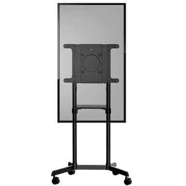 StarTech.com Mobile TV Cart - Portable Rolling TV Stand for 37-70" VESA Display (154lb/70kg) - TV Stand w/Shelf & Storage Compartment - Rotate/Tilt Display - Universal TV Mount on Wheels view 6