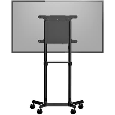 StarTech.com Mobile TV Cart - Portable Rolling TV Stand for 37-70" VESA Display (154lb/70kg) - TV Stand w/Shelf & Storage Compartment - Rotate/Tilt Display - Universal TV Mount on Wheels view 5