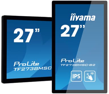 iiyama ProLite TF2738MSC-B2 computer monitor 68.6 cm (27") 1920 x 1080 pixels Full HD LED Touchscreen Multi-user Black view 5