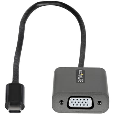 StarTech.com USB C to VGA Adapter - 1080p USB Type-C to VGA Adapter Dongle - USB-C (DP Alt Mode) to VGA Monitor/Display Video Converter - Thunderbolt 3 Compatible - 12" Long Attached Cable - Upgraded Version of CDP2VGA view 2