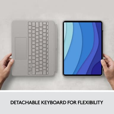 Logitech Combo Touch QWERTY UK English Smart Connector Sand view 18