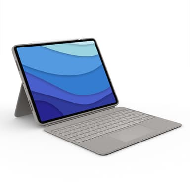 Logitech Combo Touch QWERTY UK English Smart Connector Sand view 13