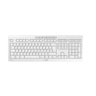 CHERRY Stream Desktop Recharge keyboard Mouse included Universal RF Wireless QWERTZ Swiss Grey view 1