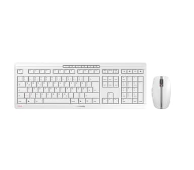CHERRY Stream Desktop Recharge keyboard Mouse included Universal RF Wireless QWERTY UK English Grey view 1