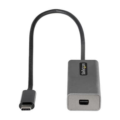 StarTech.com USB C to Mini DisplayPort Adapter - 4K 60Hz USB-C to mDP Adapter Dongle - USB Type-C to Mini DP Monitor - Video Converter - Works w/Thunderbolt 3-12" Long Attached Cable - Upgraded Version of CDP2MDP view 2
