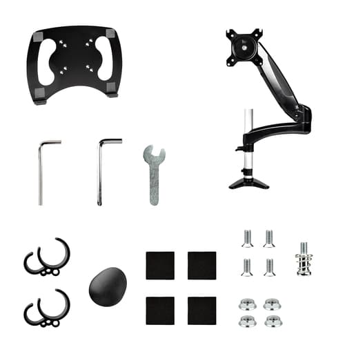 StarTech.com Desk Mount Laptop Arm - Full Motion Articulating Arm for Laptop or Single 34" (17.6lb/8kg) Monitor - VESA Mount Laptop Tray Bracket - Ergonomic Adjustable Notebook Stand - Desk-Clamp