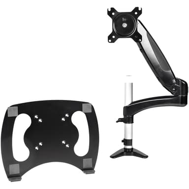 StarTech.com Desk Mount Laptop Arm - Full Motion Articulating Arm for Laptop or Single 34" (17.6lb/8kg) Monitor - VESA Mount Laptop Tray Bracket - Ergonomic Adjustable Notebook Stand - Desk-Clamp view 2