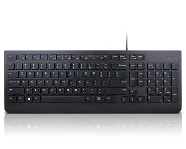 Lenovo Essential keyboard Universal USB QWERTY UK English Black view 1