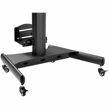 StarTech.com Mobile Workstation Cart with Monitor Mount, CPU/PC Holder, Keyboard Tray - Ergonomic Height Adjustable Desktop Computer Cart - Rolling Mobile Standing Workstation on Wheels view 11