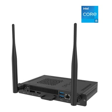 BenQ TEY41-i5 Intel® Core™ i5 i5-1235U 16 GB DDR4-SDRAM 256 GB SSD Windows 11 Pro Rack-mounted chassis PC Black view 2